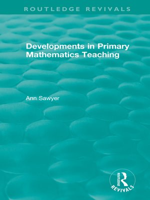 cover image of Developments in Primary Mathematics Teaching